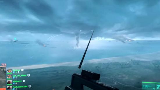 Battlefield 2042 grapple glitch lets players hitch a ride on a tornado