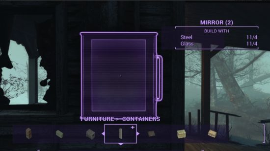 Best Fallout 4 mods: The magic mirror in the Looks Mirror mod