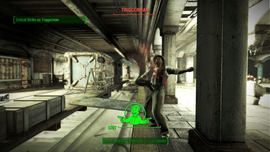 Subway shootout in our Fallout 4 review