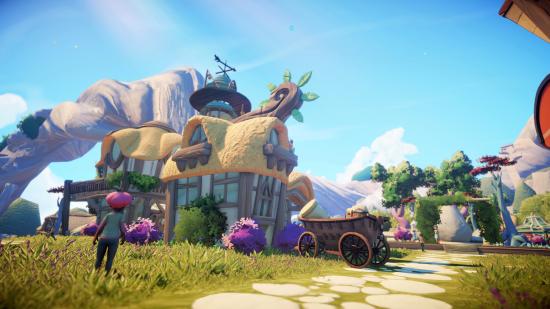 Checking out a village you've constructed in Grow: Song of the Evertree