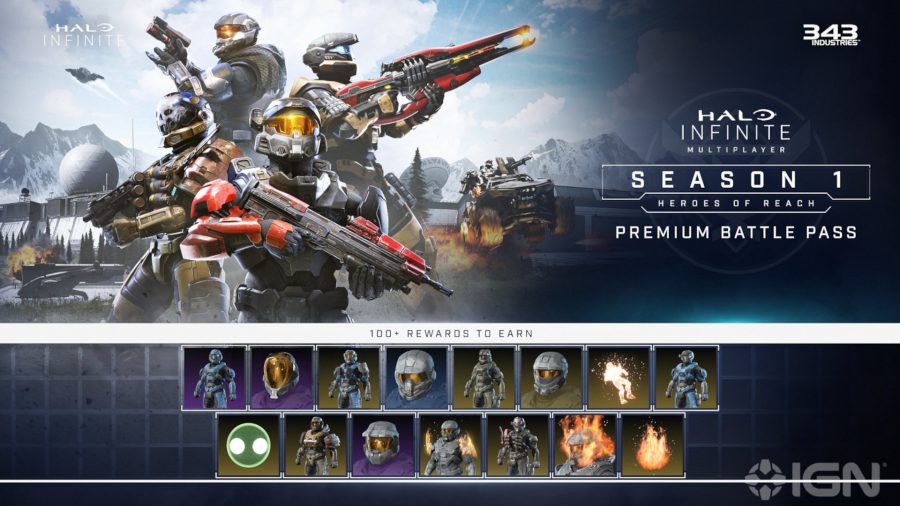 A close look at the Halo Infinite battle pass rewards