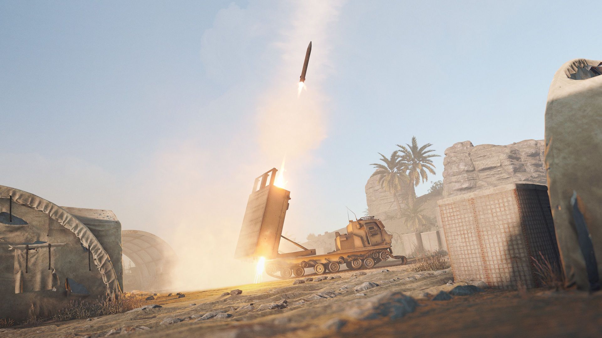 Rust's November update brings desert bases and new rocket launching system