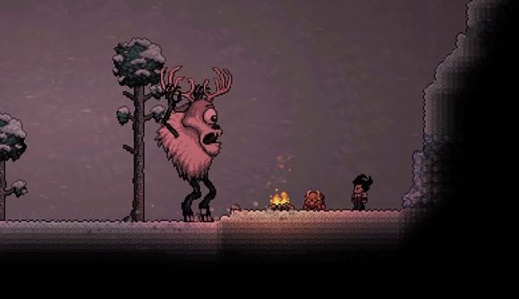 Characters from Don't Starve brought into Terraria