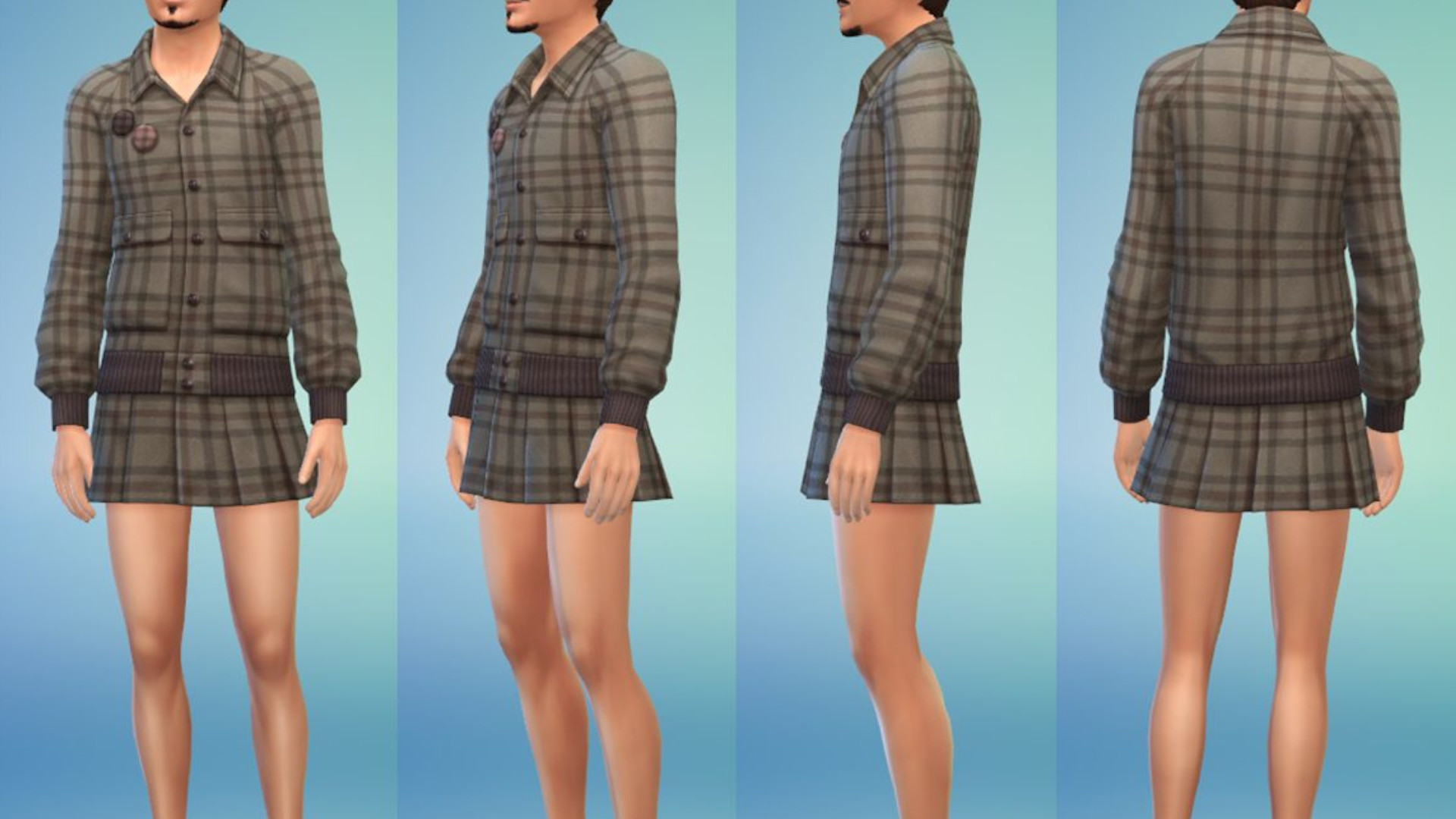 The Sims 4's next kit adds masculine skirts