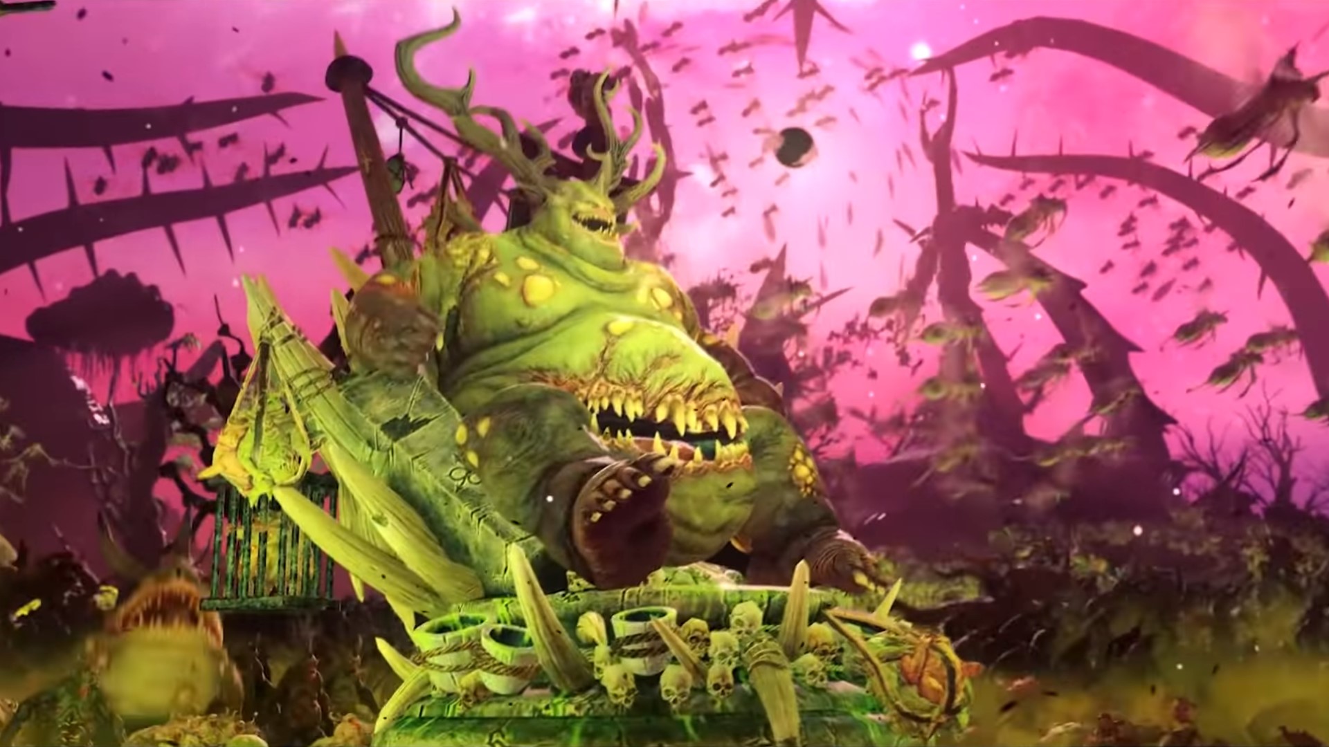 Yes, Total Warhammer 3’s Nurgle units are all extremely gross