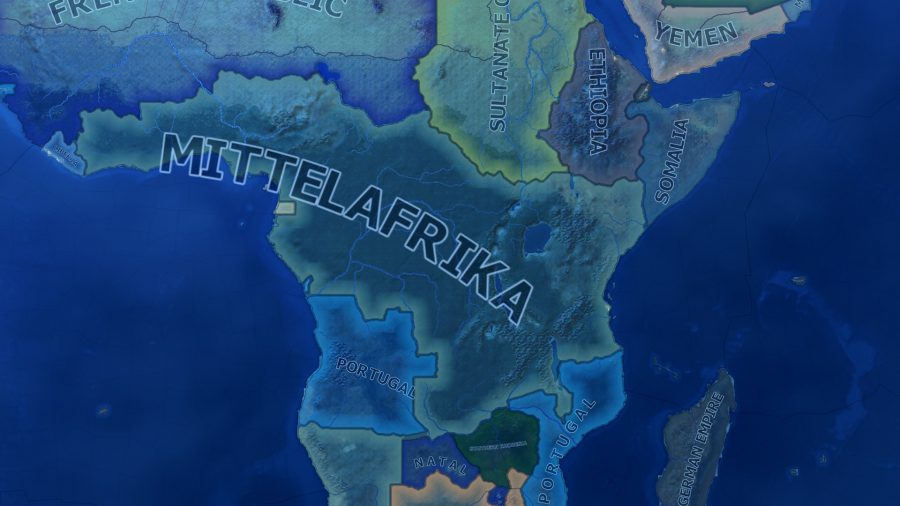 La version de l'Afrique du mod Kaiserreich 