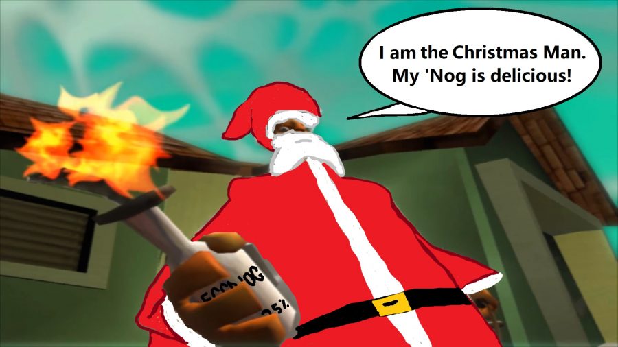 The Christmas Man in our Psychonauts 2 Christmas spin-off