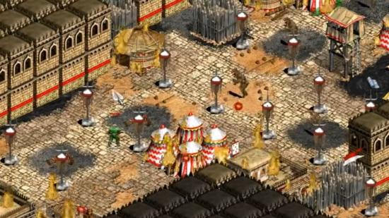 The Doom marine wreaks havoc in the Age of Doom mod for Age of Empires 2.