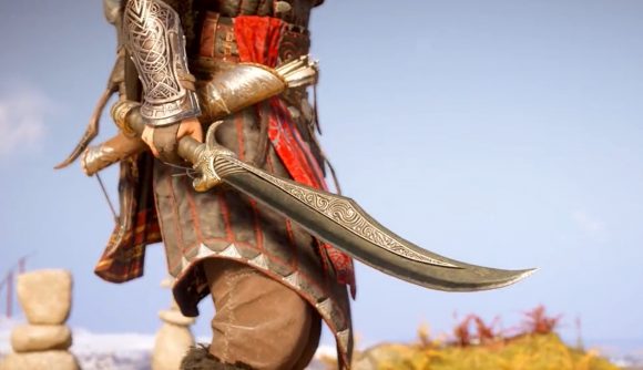 Basim's sword in Assassin's Creed Valhalla