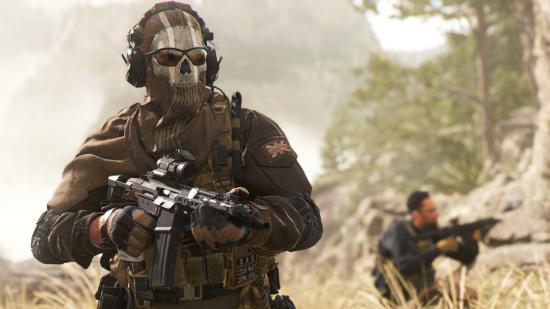 Call of Duty Warzone new map release date: a soldier wearing a mask with a skull holding an assault rifle