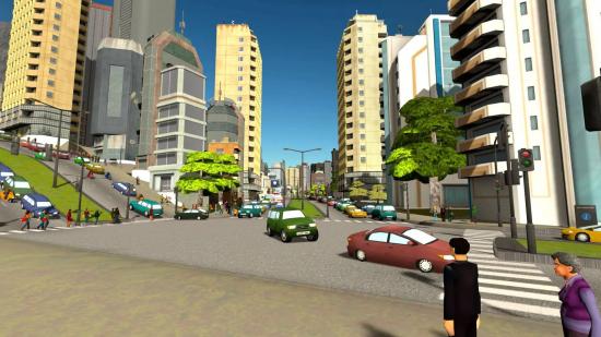 Looking around at street level in Cities: VR