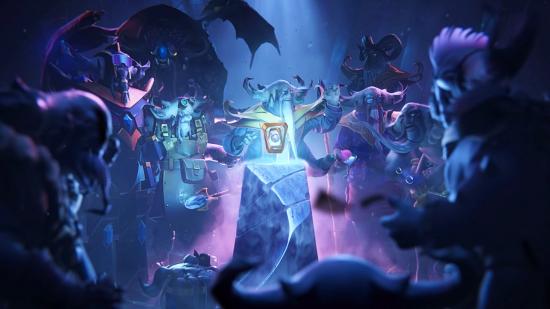DOTA 2's Aghanim making a big old mess of it