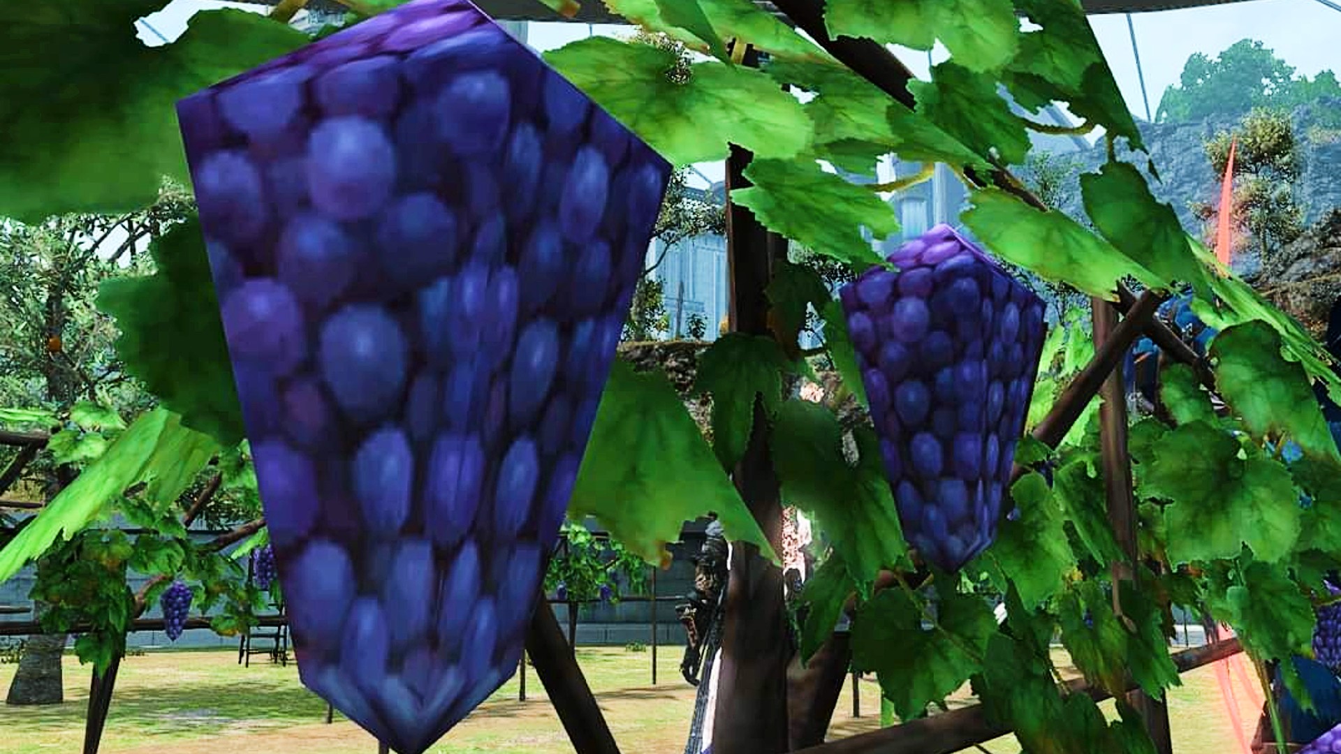 Final Fantasy XIV patch fixes low-poly grapes, much to the dismay of fans