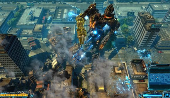 Fighting the forces of humanity in X-Morph: Defense