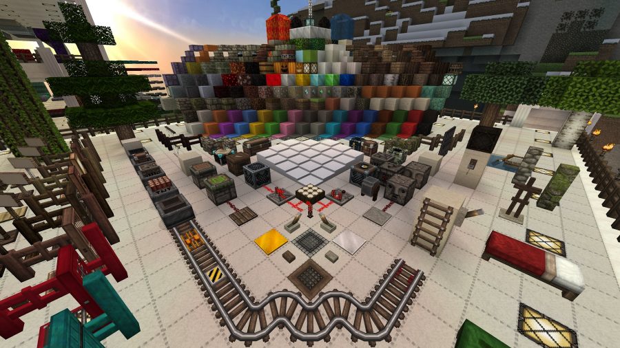 Minecraft texture packs: showcasing a texture pack in Minecraft