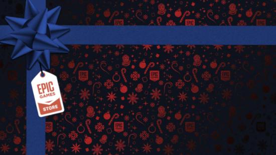 Some digital wrapping paper for Epic's next free game