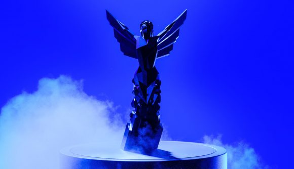A trophy from The Game Awards