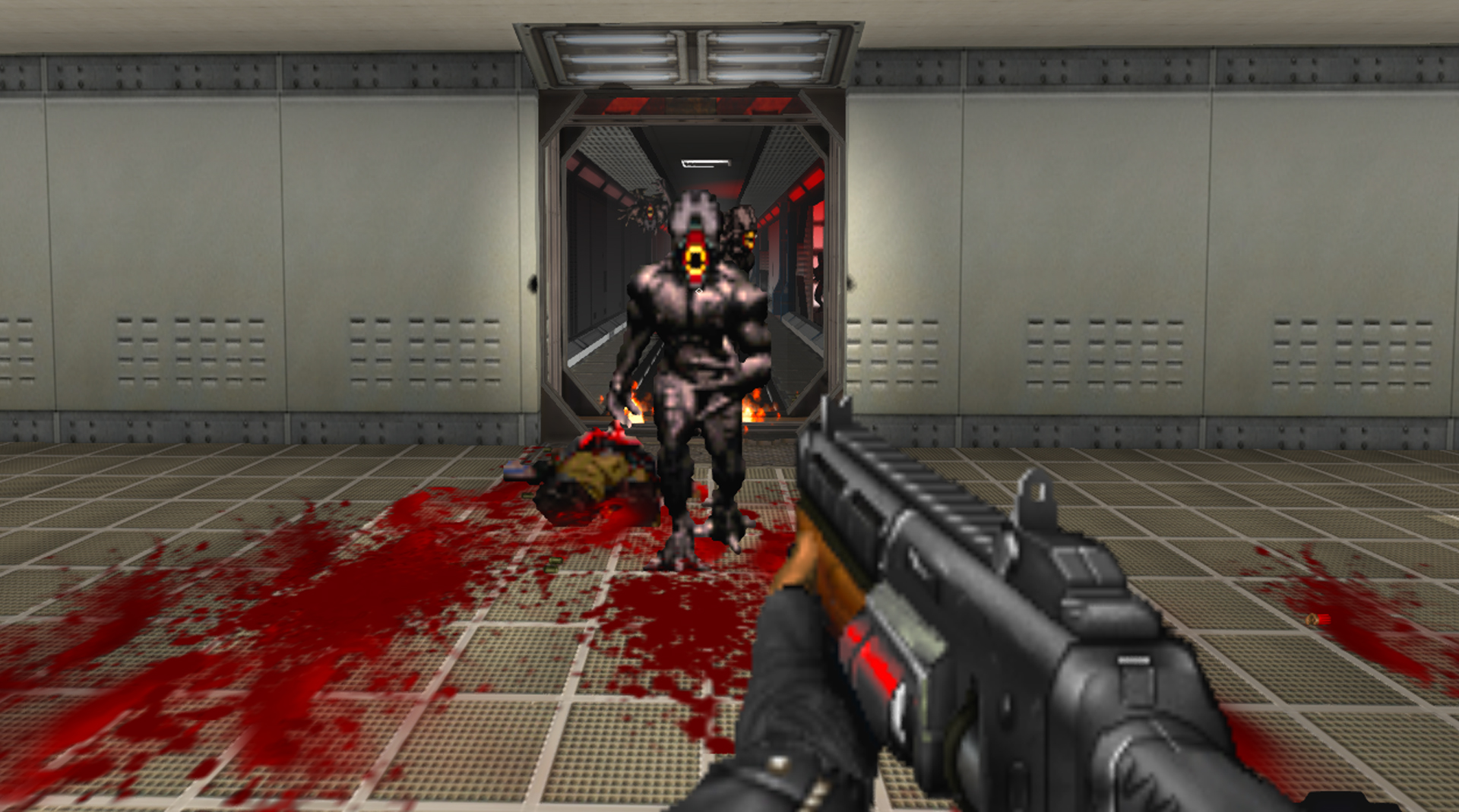 This Doom mod is System Shock, Prey, and Aliens combined – and there's a demo
