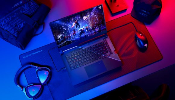 The Asus ROG Strix Scar 2022 gaming laptop
