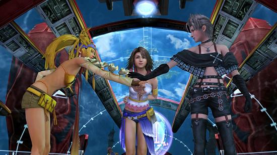 Final Fantasy X-2's Yuna, Rikku, and Paine