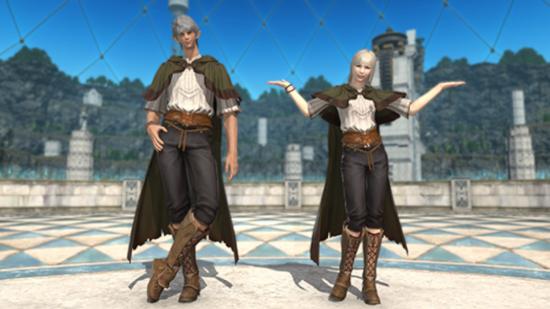 FFXIV characters wearing the new craftable gear in patch 6.05