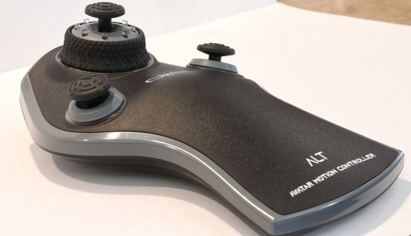 The Alt Motion Controller as seen from the side