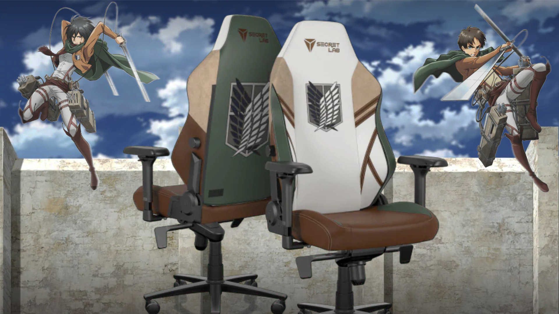 Secretlab celebrates Attack on Titan with a new gaming chair