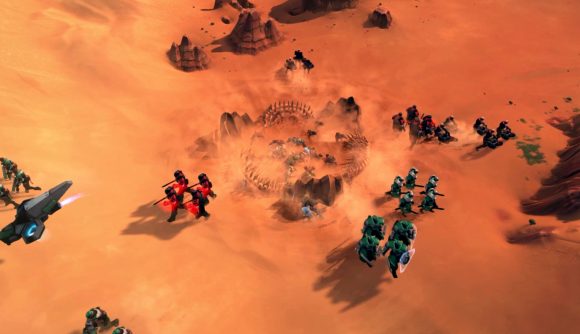 The first Dune: Spice Wars gameplay trailer and its sandworm