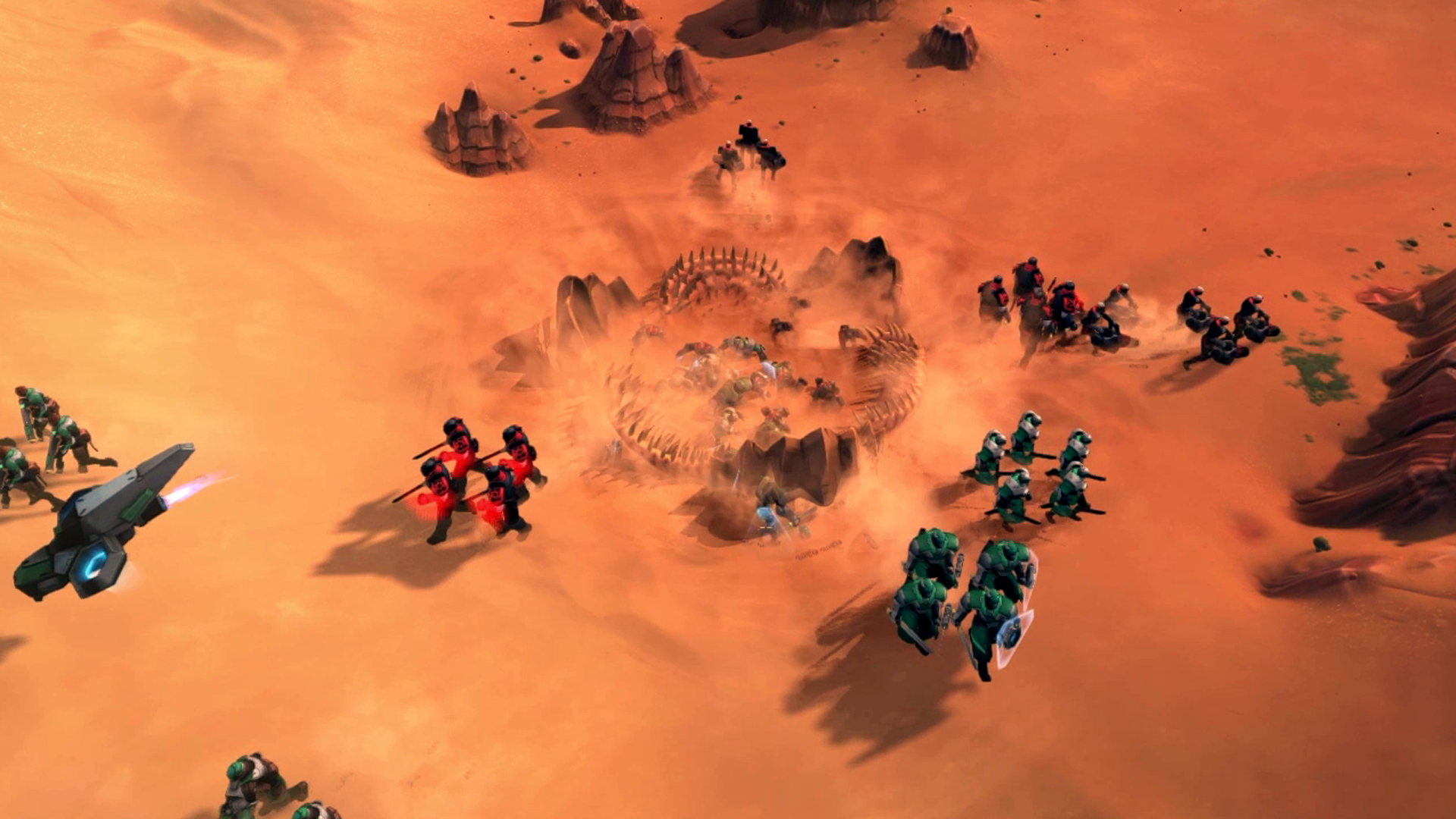 Dune: Spice Wars 4X gameplay reveals its first sandworm attack