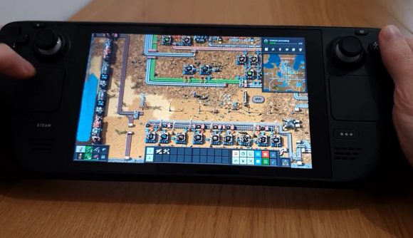 Factorio controller support is being considered for Steam Deck
