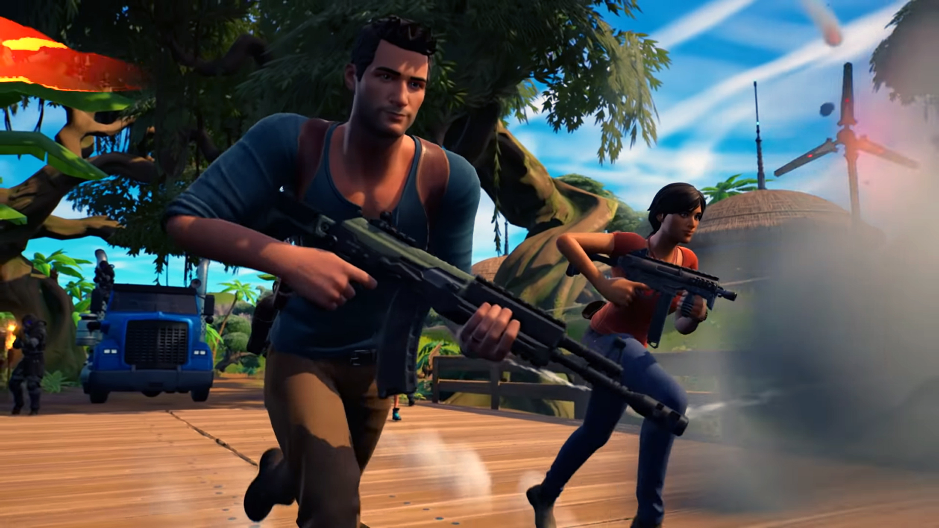 Fortnite x Uncharted skins will include both movie and game versions, phew