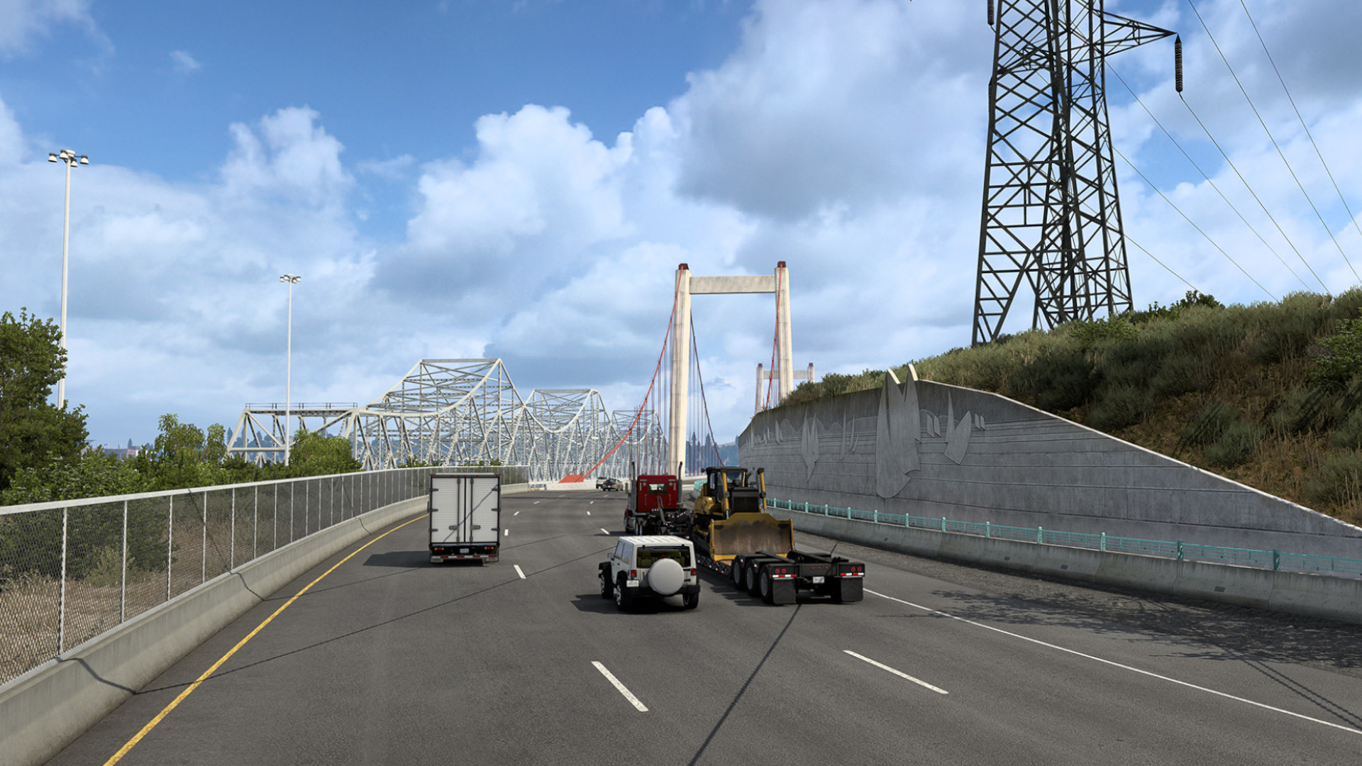 Truck Simulator's new California adds room for a big bridge