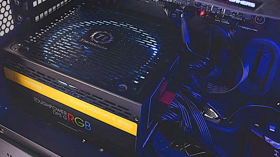 Best power supply: A PSU installed in a gaming PC
