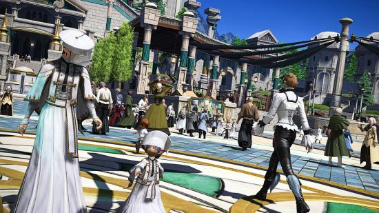 New FFXIV alliance raid: Final Fantasy XIV players walk around