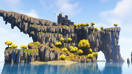 An Elden Ring location that serves as the inspiration for a Minecraft build