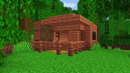 Minecraft mangrove build: a new wood type from the Wild update that someone has turned into a house