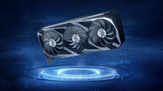 Nvidia GeForce RTX 3090 Ti: An rendering of an Asus RTX graphics card