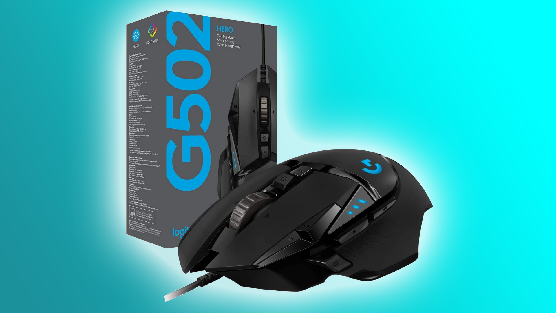 Grab the Logitech G502 Hero gaming mouse for half price