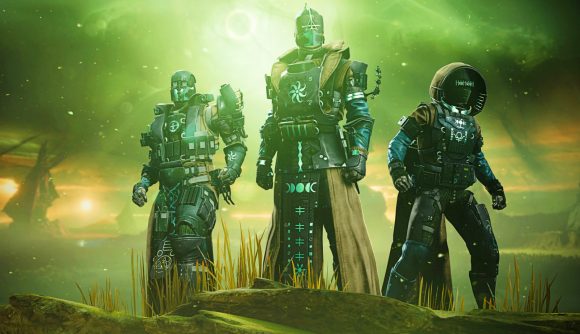 Destiny 2 Hacks: Three Guardians stand together
