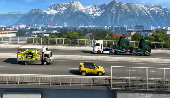 Euro Truck Simulator 2 mod refunds: A European highway in ETS2
