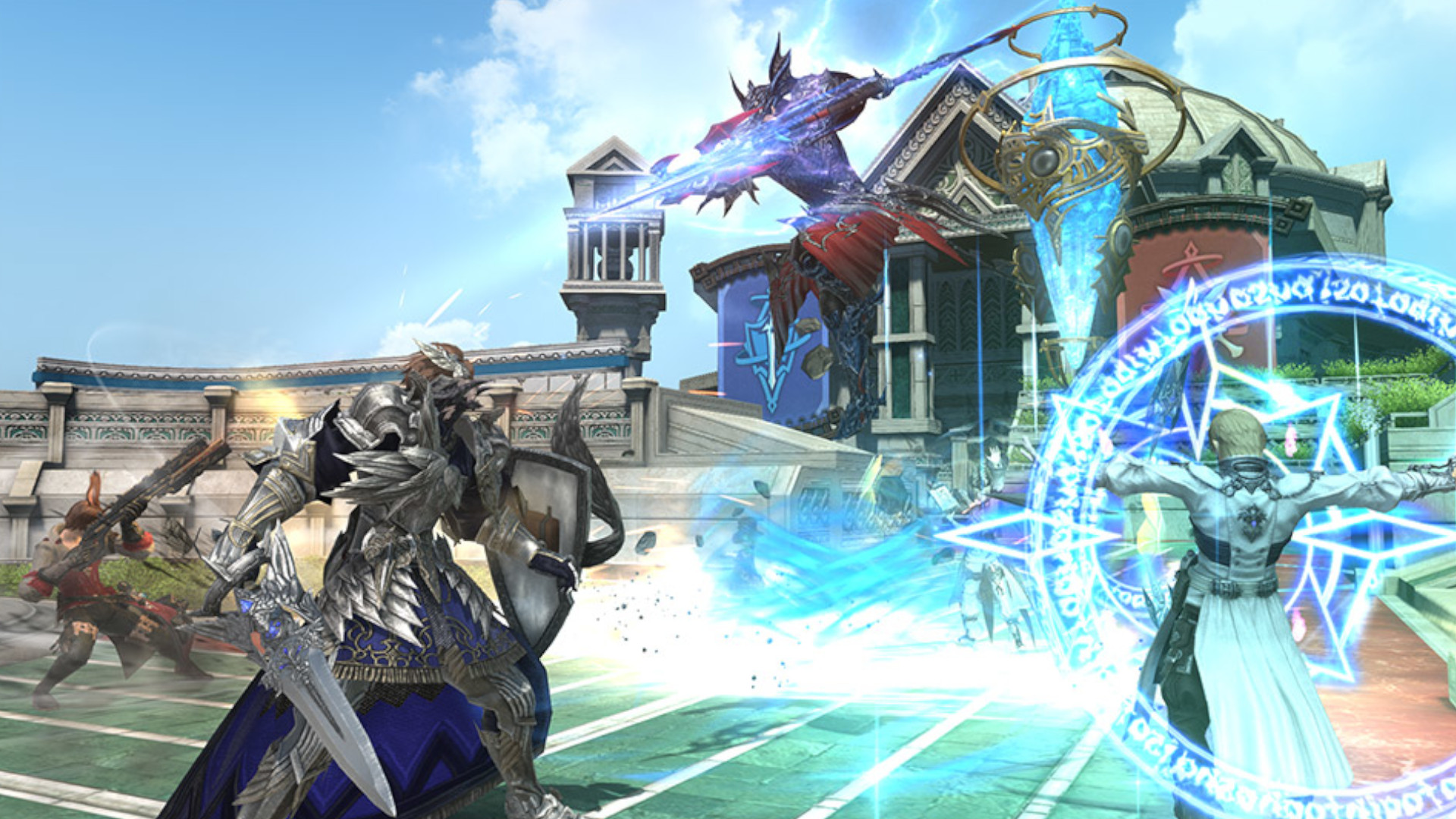 Setting off fireworks in FFXIV PvP can get players banned