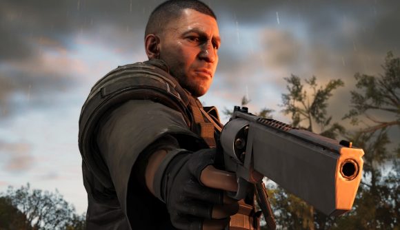 Jon Bernthal points a gun at the screen, as Ghost Recon Breakpoint is dead