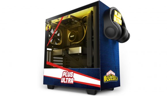 The NZXT H510i All Might PC case, inspired by My Hero Academia