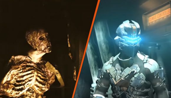 Amazing Prime Gaming, free game, Dead Space 2. Two screenshots are spliced together, one shows a zombie-like monster, the other shows a person in futuristic armour.