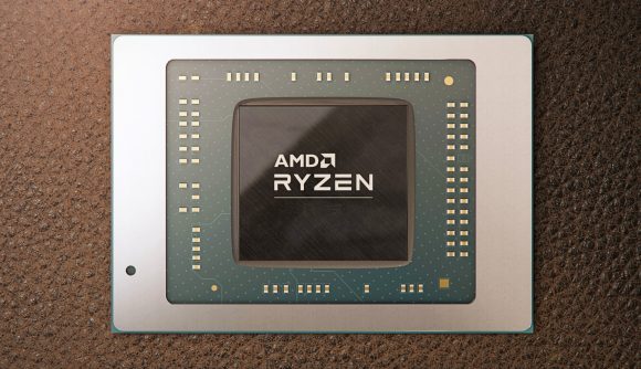 An AMD Ryzen mobile processor