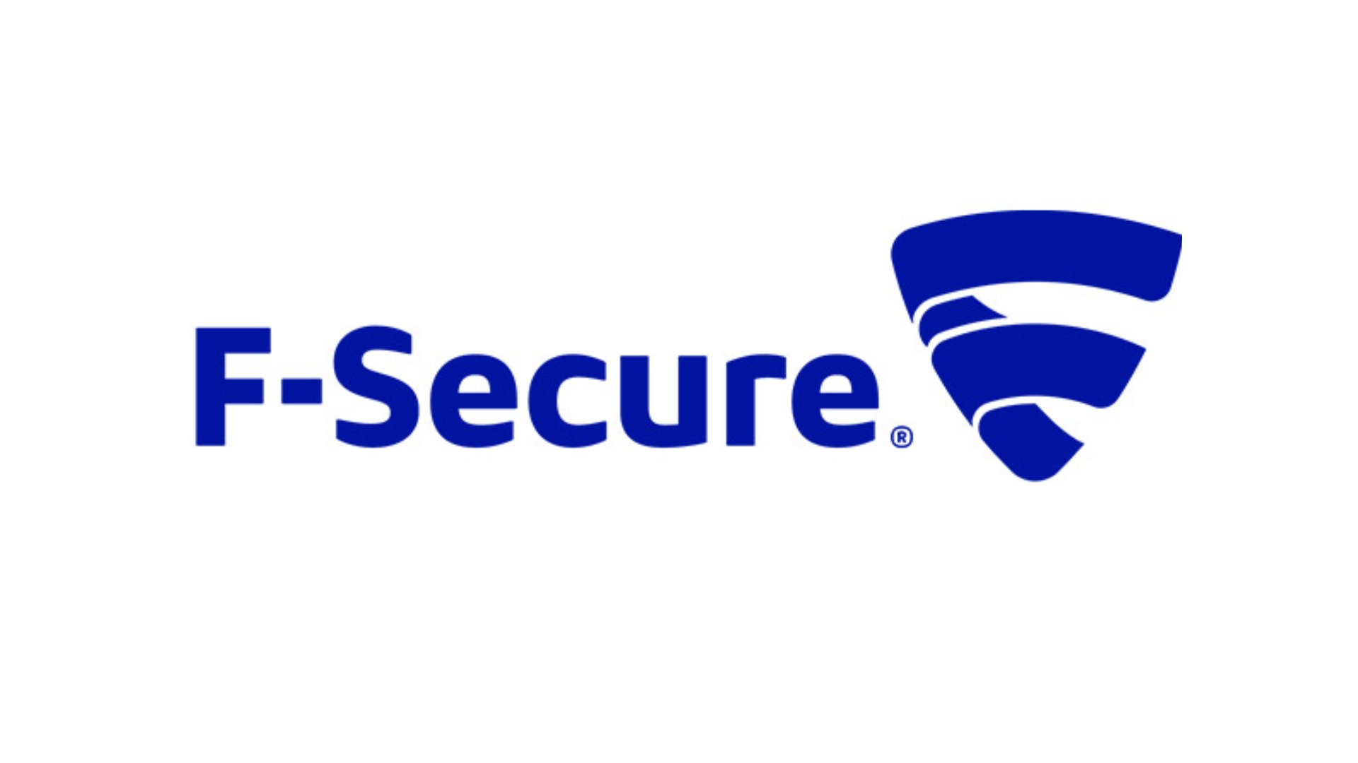 Best antivirus for PC - F-Secure. Its logo is on a white background.