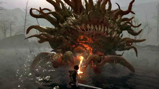 Final Fantasy 16 Bloodborne? This weird tentacle creature would agree