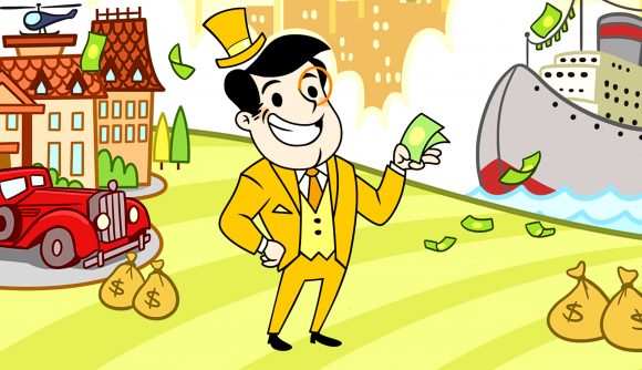 Games Industry Revenue 2022: a rich man from the game Adventure Capitalist