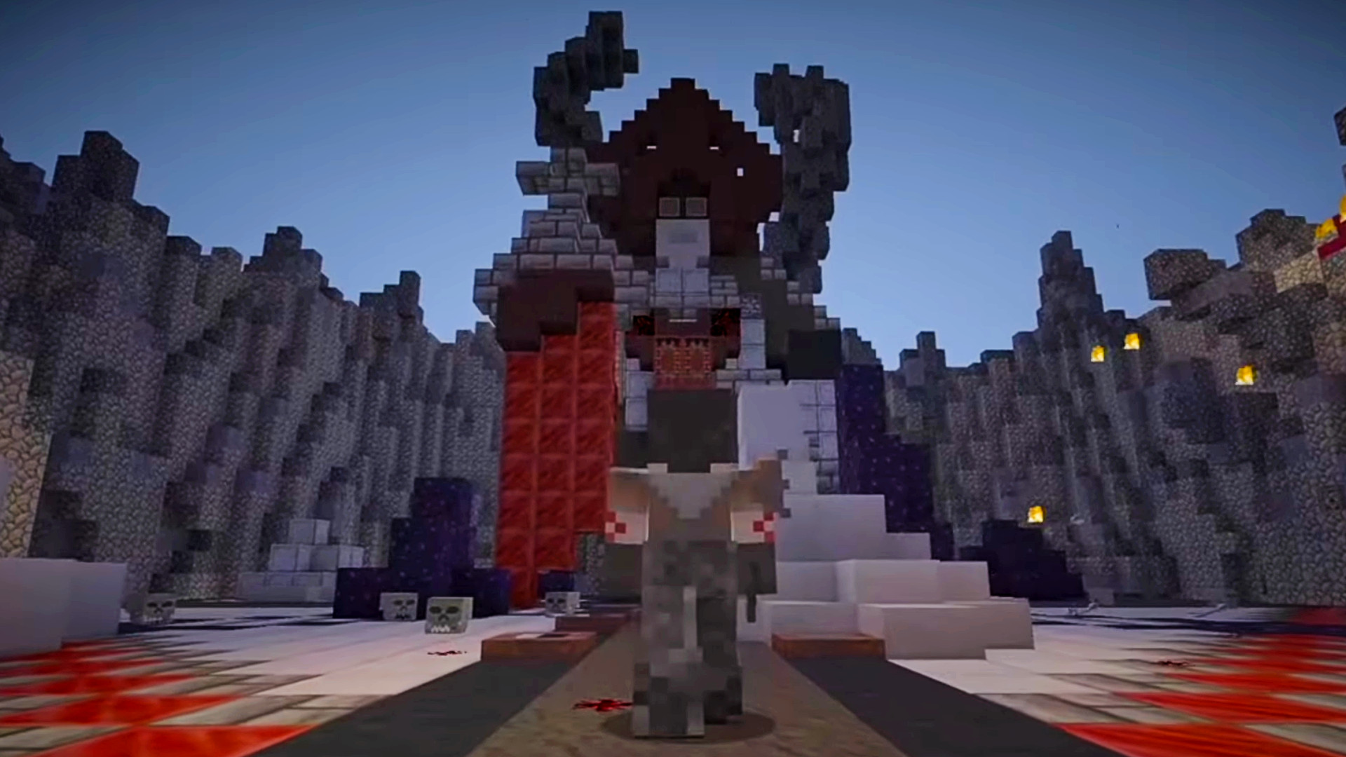 This Minecraft build is a big Dark Souls-inspired adventure