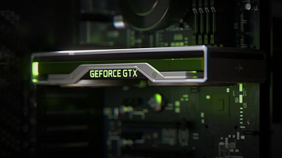 RTX 4000: An Nvidia GeForce GTX graphics card glows green amidst other gaming PC parts